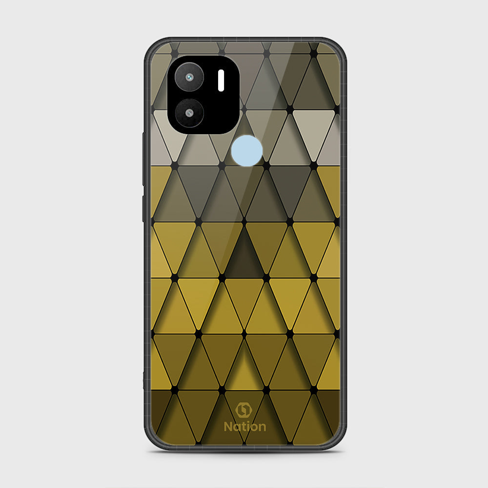 Xiaomi Redmi A1 Plus Cover- Onation Pyramid Series - HQ Ultra Shine Premium Infinity Glass Soft Silicon Borders Case