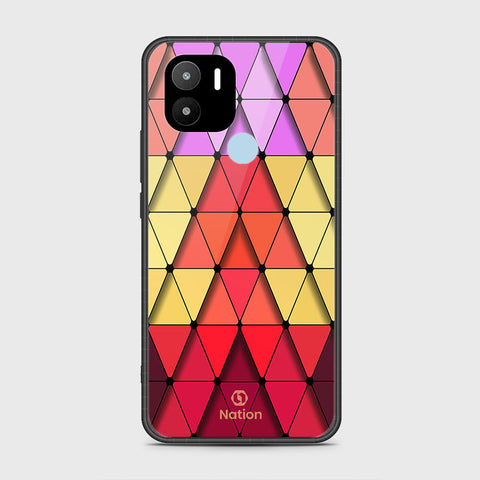 Xiaomi Redmi A1 Plus Cover- Onation Pyramid Series - HQ Ultra Shine Premium Infinity Glass Soft Silicon Borders Case