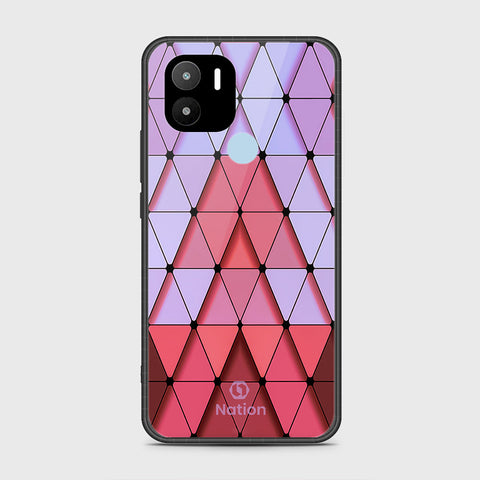 Xiaomi Redmi A1 Plus Cover- Onation Pyramid Series - HQ Ultra Shine Premium Infinity Glass Soft Silicon Borders Case