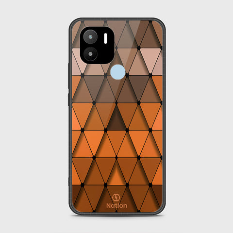 Xiaomi Redmi A1 Plus Cover- Onation Pyramid Series - HQ Ultra Shine Premium Infinity Glass Soft Silicon Borders Case