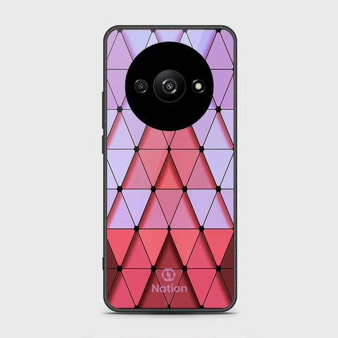 Xiaomi Redmi A3 Cover- Onation Pyramid Series - HQ Ultra Shine Premium Infinity Glass Soft Silicon Borders Case