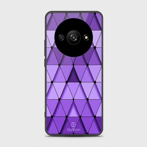 Xiaomi Redmi A3 Cover- Onation Pyramid Series - HQ Ultra Shine Premium Infinity Glass Soft Silicon Borders Case