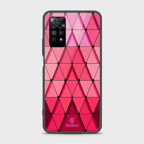 Xiaomi Redmi Note 11 Cover- Onation Pyramid Series - HQ Ultra Shine Premium Infinity Glass Soft Silicon Borders Case