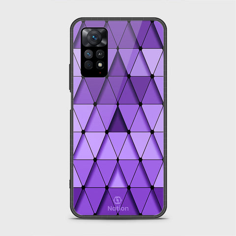 Xiaomi Redmi Note 11 Cover- Onation Pyramid Series - HQ Ultra Shine Premium Infinity Glass Soft Silicon Borders Case