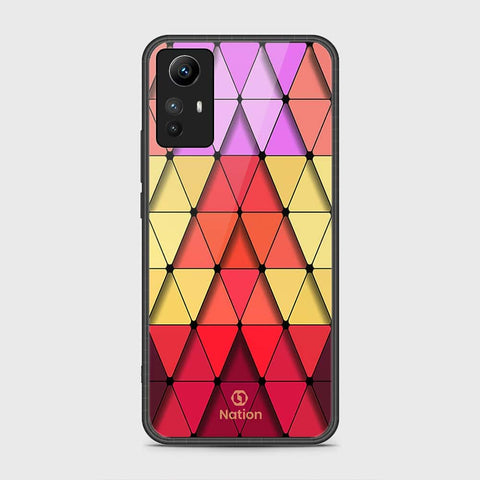 Xiaomi Redmi Note 12S Cover- Onation Pyramid Series - HQ Ultra Shine Premium Infinity Glass Soft Silicon Borders Case