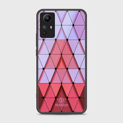 Xiaomi Redmi Note 12S Cover- Onation Pyramid Series - HQ Ultra Shine Premium Infinity Glass Soft Silicon Borders Case