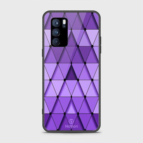 Oppo Reno 6 Pro 5G Cover - Onation Pyramid Series - HQ Ultra Shine Premium Infinity Glass Soft Silicon Borders Case