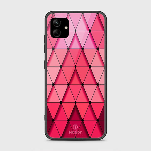 Samsung Galaxy A04 Cover- Onation Pyramid Series - HQ Ultra Shine Premium Infinity Glass Soft Silicon Borders Case