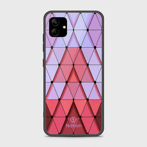 Samsung Galaxy A04 Cover- Onation Pyramid Series - HQ Ultra Shine Premium Infinity Glass Soft Silicon Borders Case