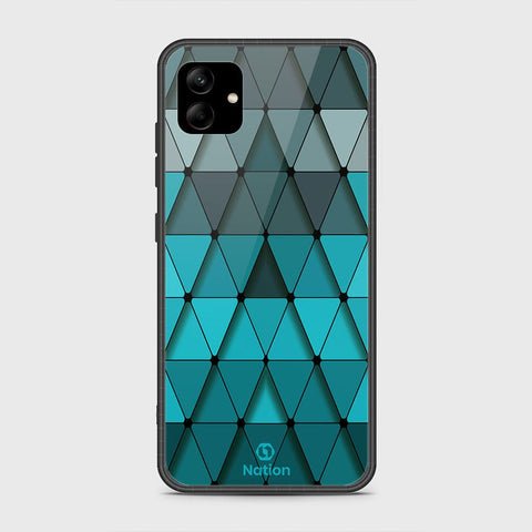 Samsung Galaxy A04 Cover- Onation Pyramid Series - HQ Ultra Shine Premium Infinity Glass Soft Silicon Borders Case