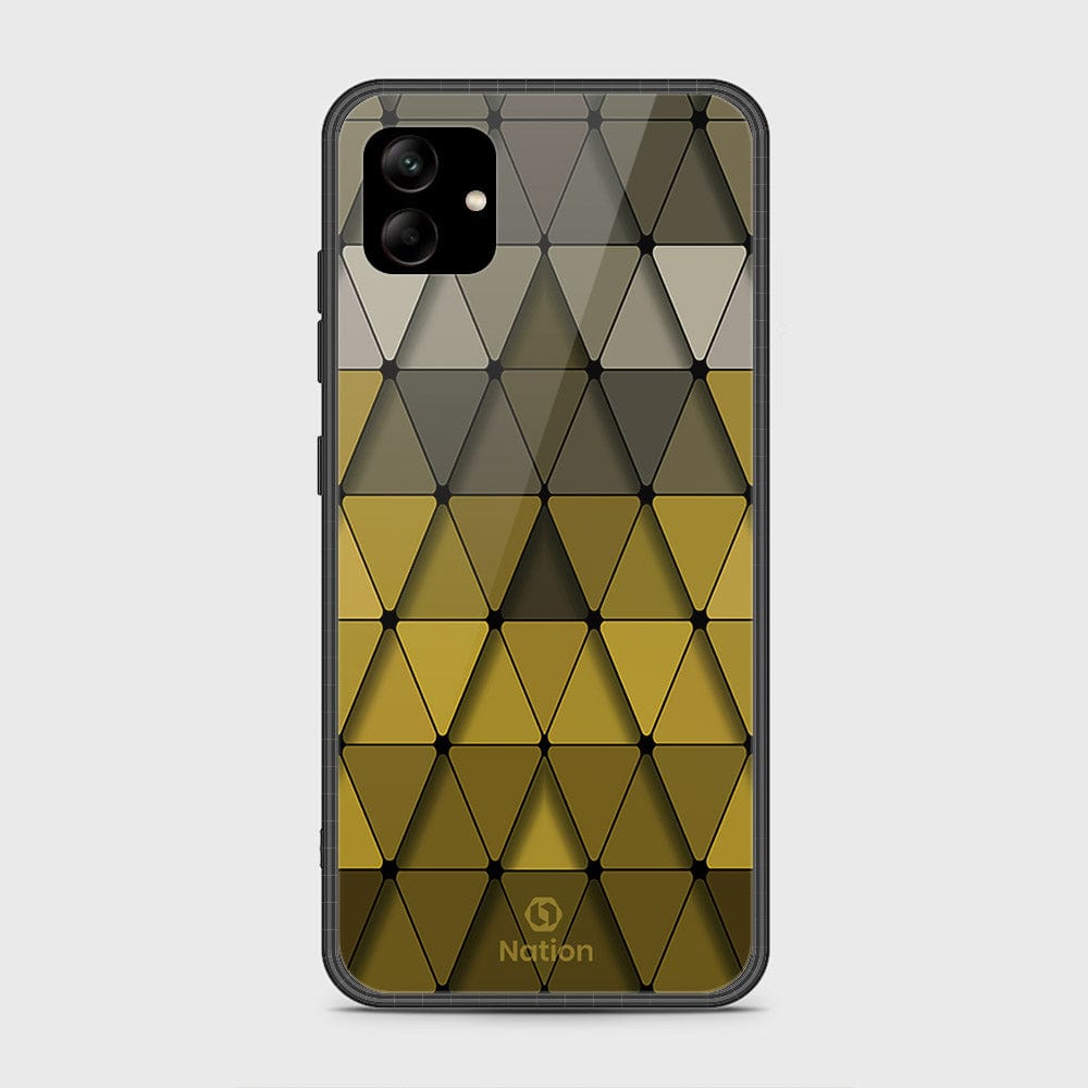 Samsung Galaxy M04 4G Cover - Onation Pyramid Series - HQ Ultra Shine Premium Infinity Glass Soft Silicon Borders Case