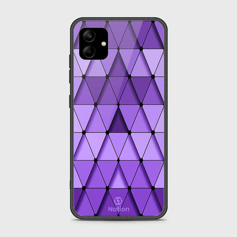 Samsung Galaxy M04 4G Cover - Onation Pyramid Series - HQ Ultra Shine Premium Infinity Glass Soft Silicon Borders Case