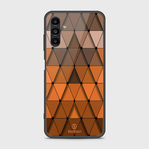 Samsung Galaxy A04s Cover- Onation Pyramid Series - HQ Ultra Shine Premium Infinity Glass Soft Silicon Borders Case