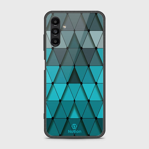 Samsung Galaxy A04s Cover- Onation Pyramid Series - HQ Ultra Shine Premium Infinity Glass Soft Silicon Borders Case