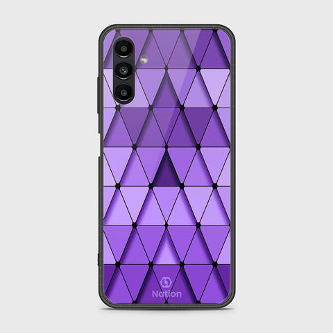 Samsung Galaxy A04s Cover- Onation Pyramid Series - HQ Ultra Shine Premium Infinity Glass Soft Silicon Borders Case