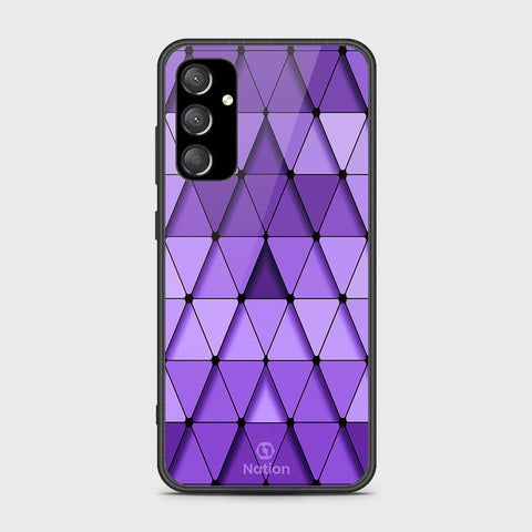 Samsung Galaxy A34 5G Cover- Onation Pyramid Series - HQ Ultra Shine Premium Infinity Glass Soft Silicon Borders Case