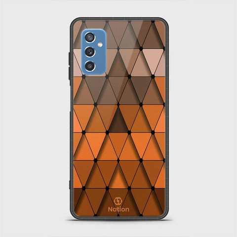 Samsung Galaxy M52 5G Cover - Onation Pyramid Series - HQ Ultra Shine Premium Infinity Glass Soft Silicon Borders Case