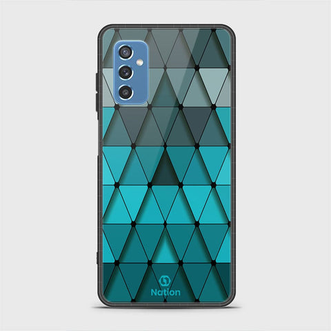 Samsung Galaxy M52 5G Cover - Onation Pyramid Series - HQ Ultra Shine Premium Infinity Glass Soft Silicon Borders Case