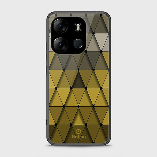 Infinix Smart 7 HD Cover- Onation Pyramid Series - HQ Ultra Shine Premium Infinity Glass Soft Silicon Borders Case