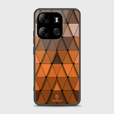 Tecno Spark Go 2023 Cover- Onation Pyramid Series - HQ Ultra Shine Premium Infinity Glass Soft Silicon Borders Case