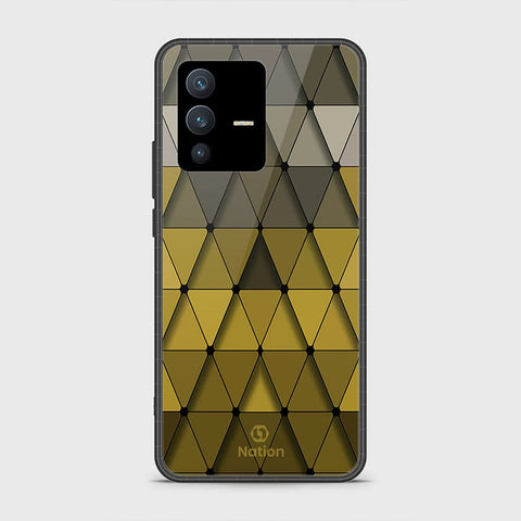 Vivo S12 Cover - Onation Pyramid Series - HQ Ultra Shine Premium Infinity Glass Soft Silicon Borders Case