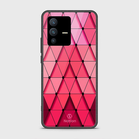 Vivo S12 Cover - Onation Pyramid Series - HQ Ultra Shine Premium Infinity Glass Soft Silicon Borders Case