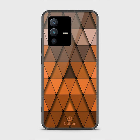 Vivo S12 Cover - Onation Pyramid Series - HQ Ultra Shine Premium Infinity Glass Soft Silicon Borders Case