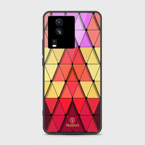 Vivo iQOO Neo 7 Cover- Onation Pyramid Series - HQ Ultra Shine Premium Infinity Glass Soft Silicon Borders Case