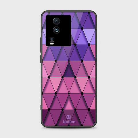 Vivo iQOO Neo 7 Cover- Onation Pyramid Series - HQ Ultra Shine Premium Infinity Glass Soft Silicon Borders Case