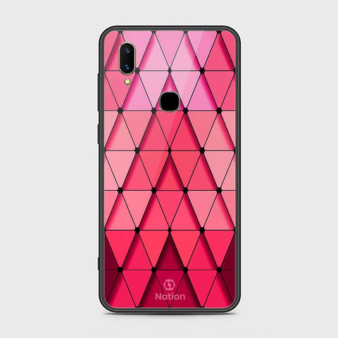 Vivo Z3 Cover- Onation Pyramid Series - HQ Ultra Shine Premium Infinity Glass Soft Silicon Borders Case