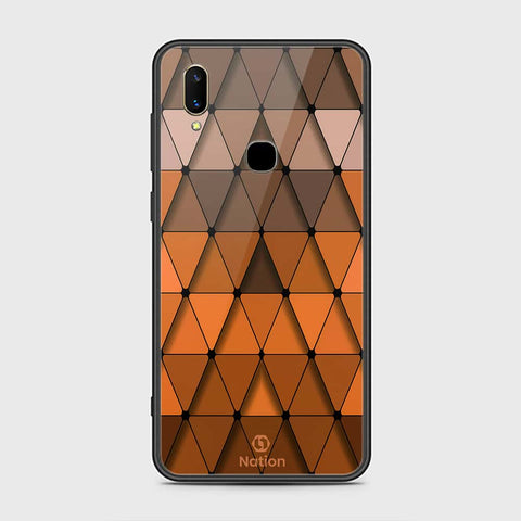 Vivo Z3 Cover- Onation Pyramid Series - HQ Ultra Shine Premium Infinity Glass Soft Silicon Borders Case