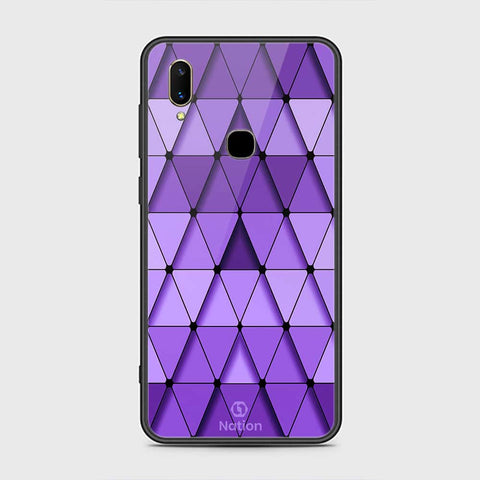 Vivo Z3 Cover- Onation Pyramid Series - HQ Ultra Shine Premium Infinity Glass Soft Silicon Borders Case