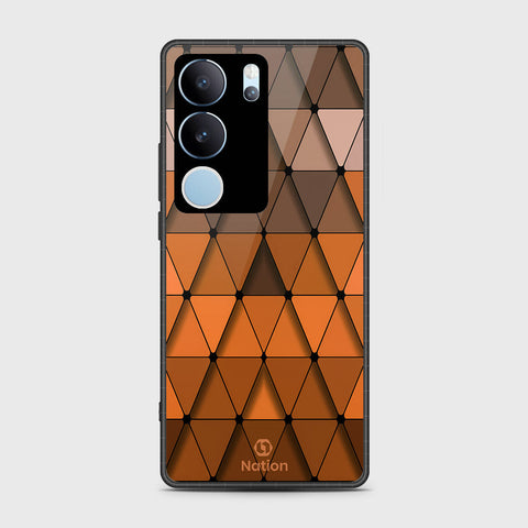 Vivo V29 Pro Cover- Onation Pyramid Series - HQ Ultra Shine Premium Infinity Glass Soft Silicon Borders Case