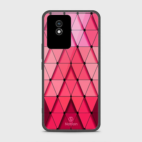 Vivo Y02t Cover- Onation Pyramid Series - HQ Ultra Shine Premium Infinity Glass Soft Silicon Borders Case