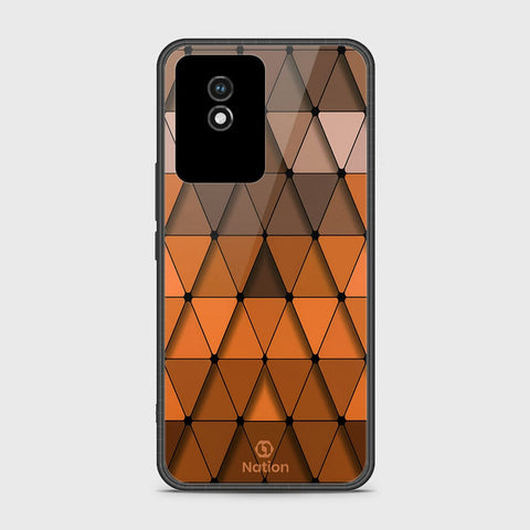 Vivo Y02A Cover- Onation Pyramid Series - HQ Ultra Shine Premium Infinity Glass Soft Silicon Borders Case