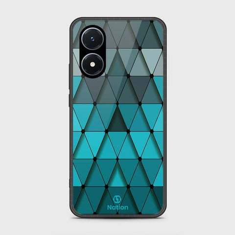 Vivo Y02s Cover- Onation Pyramid Series - HQ Ultra Shine Premium Infinity Glass Soft Silicon Borders Case