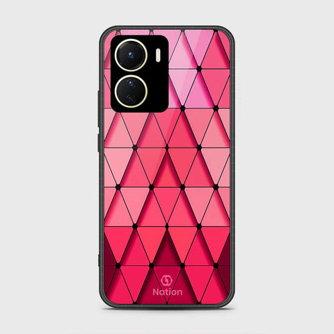 Vivo Y16 Cover- Onation Pyramid Series - HQ Ultra Shine Premium Infinity Glass Soft Silicon Borders Case