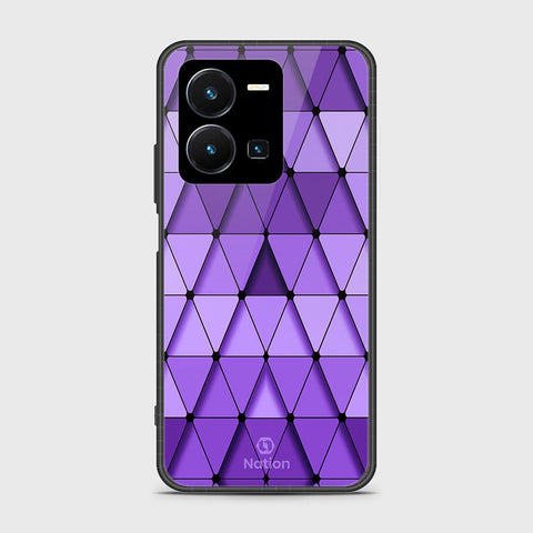 Vivo Y35 4G Cover- Onation Pyramid Series - HQ Ultra Shine Premium Infinity Glass Soft Silicon Borders Case