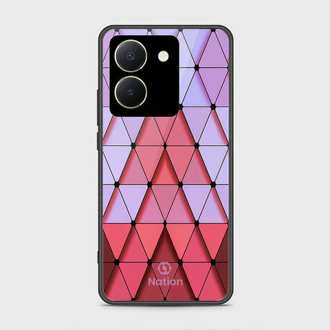 Vivo Y36 4G Cover- Onation Pyramid Series - HQ Ultra Shine Premium Infinity Glass Soft Silicon Borders Case