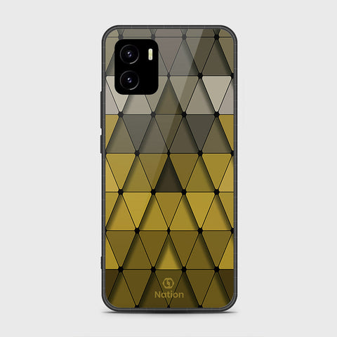 Vivo Y10 Cover- Onation Pyramid Series - HQ Ultra Shine Premium Infinity Glass Soft Silicon Borders Case