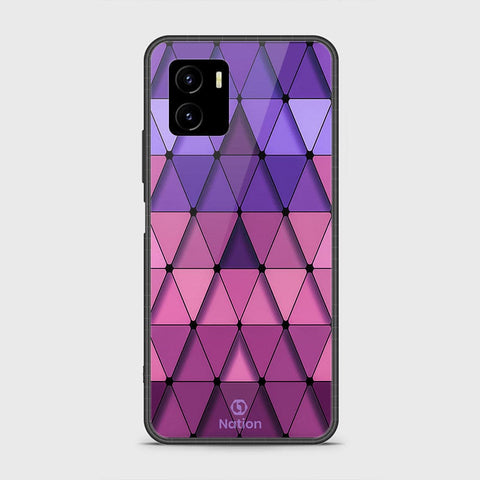 Vivo Y15c Cover - Onation Pyramid Series - HQ Ultra Shine Premium Infinity Glass Soft Silicon Borders Case