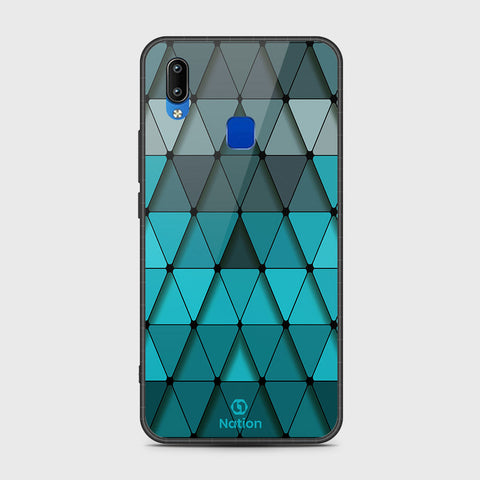 Vivo Y91i Cover- Onation Pyramid Series - HQ Ultra Shine Premium Infinity Glass Soft Silicon Borders Case