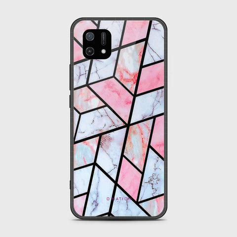 Oppo A16e Cover - O'Nation Shades of Marble Series - HQ Ultra Shine Premium Infinity Glass Soft Silicon Borders Case