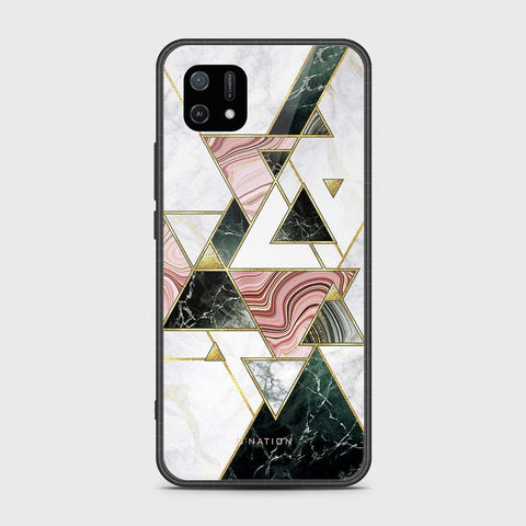 Oppo A16e Cover - O'Nation Shades of Marble Series - HQ Ultra Shine Premium Infinity Glass Soft Silicon Borders Case