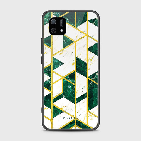 Oppo A16e Cover - O'Nation Shades of Marble Series - HQ Ultra Shine Premium Infinity Glass Soft Silicon Borders Case