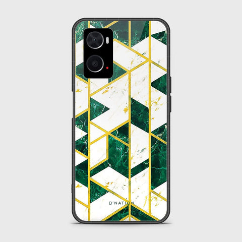 Oppo A76 Cover - O'Nation Shades of Marble Series - HQ Ultra Shine Premium Infinity Glass Soft Silicon Borders Case