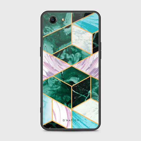 Oppo A83 Cover - O'Nation Shades of Marble Series - HQ Ultra Shine Premium Infinity Glass Soft Silicon Borders Case