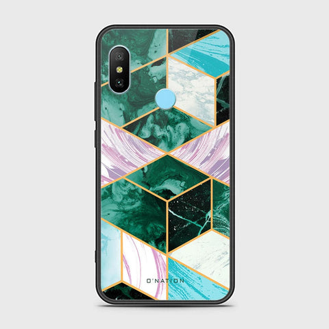 Redmi 6 Pro Cover - O'Nation Shades of Marble Series - HQ Ultra Shine Premium Infinity Glass Soft Silicon Borders Case