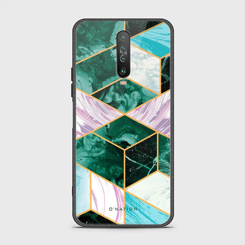 Xiaomi Poco X2 Cover - O'Nation Shades of Marble Series - HQ Ultra Shine Premium Infinity Glass Soft Silicon Borders Case