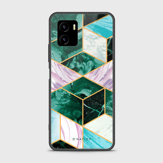 Vivo Y01 Cover - O'Nation Shades of Marble Series - HQ Ultra Shine Premium Infinity Glass Soft Silicon Borders Case